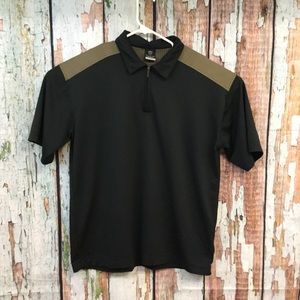 Nike Sphere React Large Black Polo 1/4 Zip